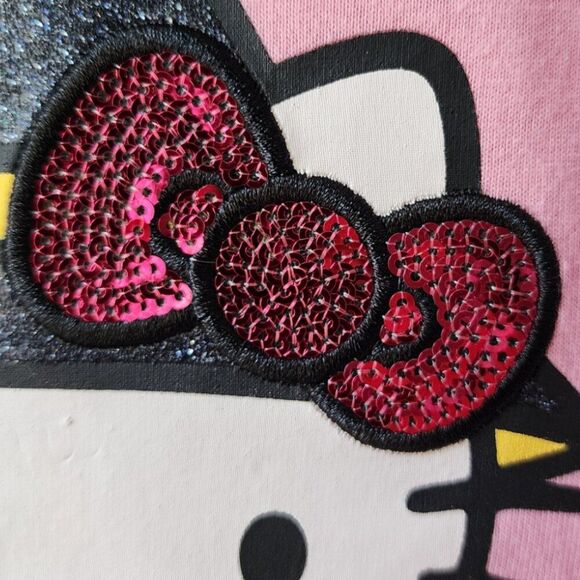 Hello Kitty Girl's Two Piece Matching Set | Skirt w/ Long Sleeve Shirt Halloween - Picture 4 of 12